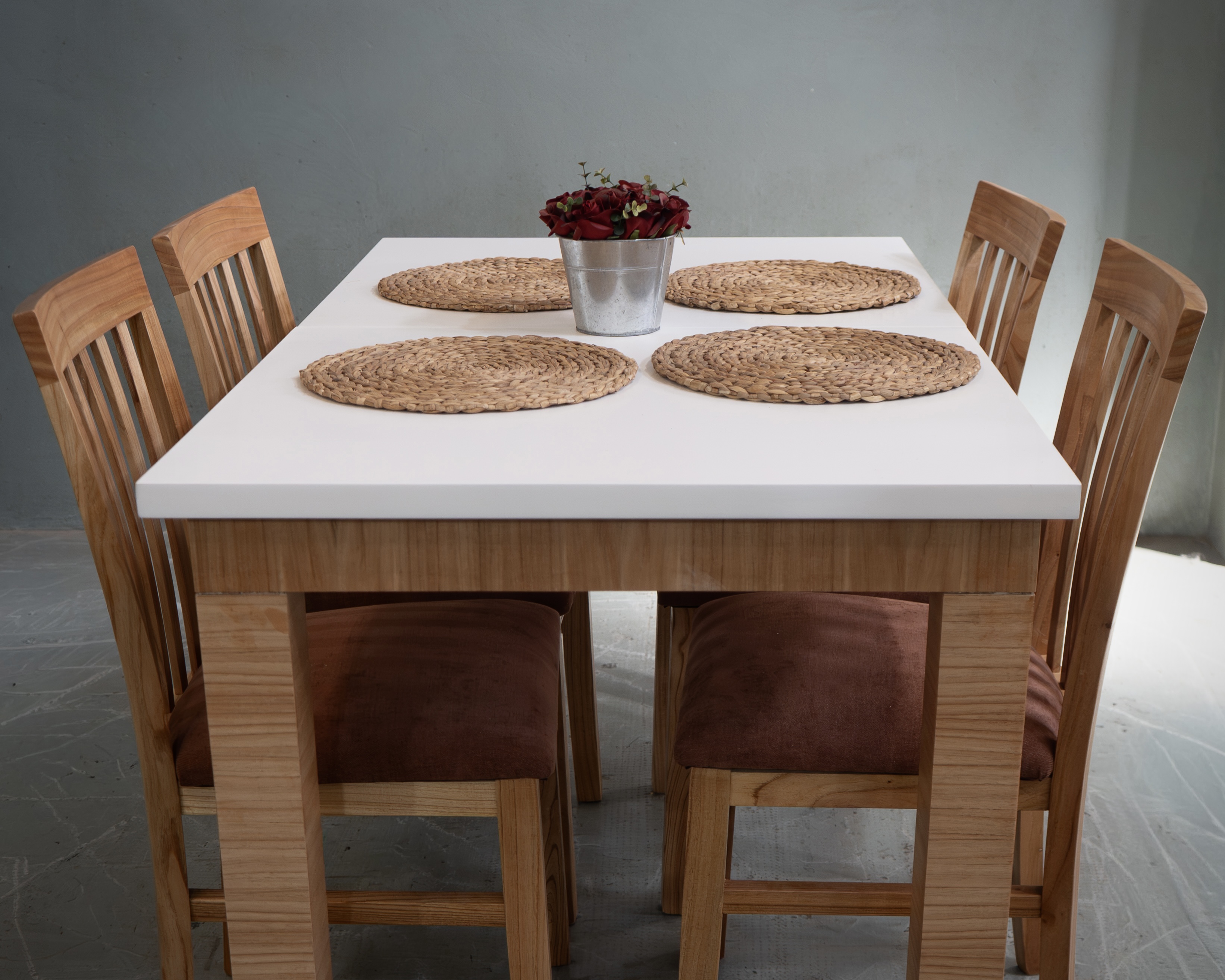 Juego de Comedor Nórdico, mesas de comedor mayorista de fábrica en Buenos Aires