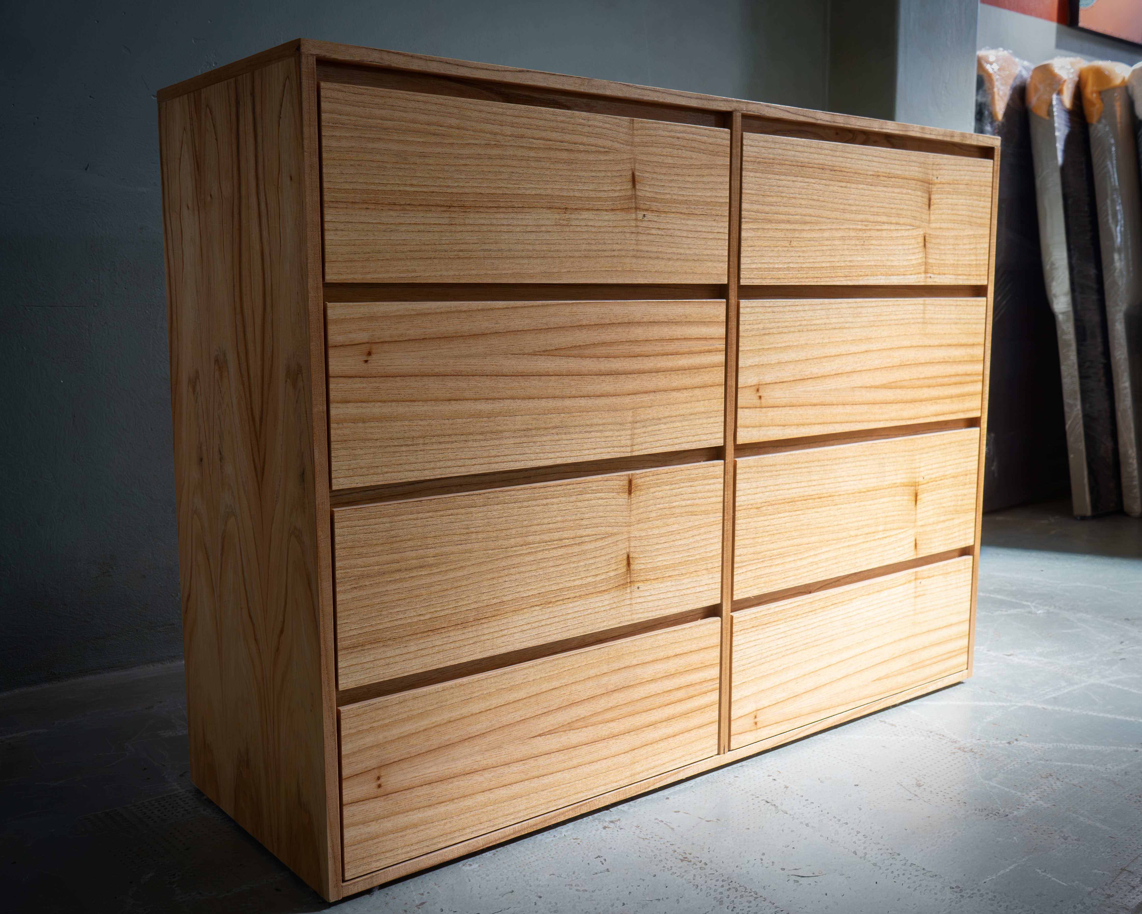 Cómoda Enchapada 8 Cajones, mueble mayorista de fábrica en Buenos Aires — foto 2